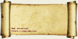 Janko Garić vizit kartica